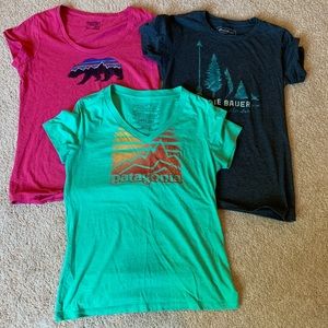 Patagonia and Eddie Bauer Small Shirt Lot